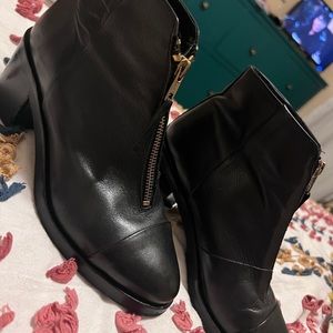 Kurt Geiger leather booties. Pre loved in good condition